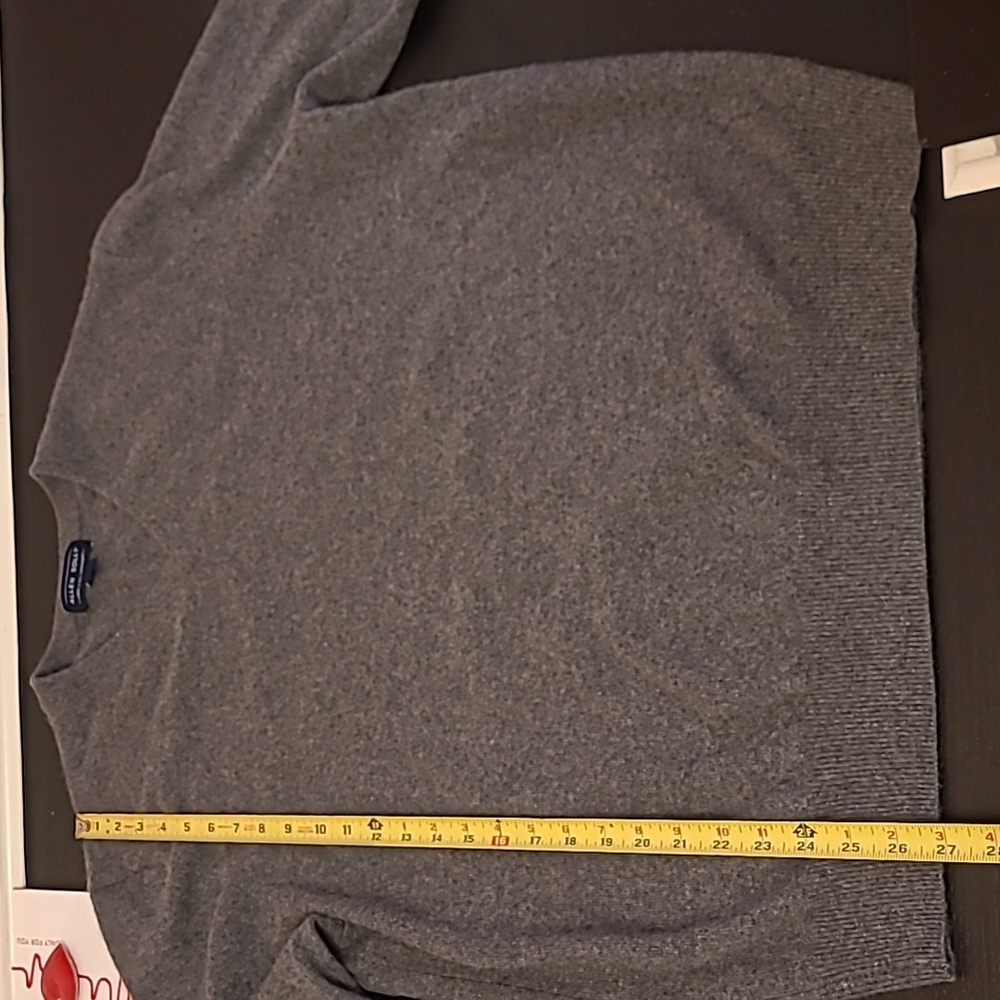 ALLEN SOLLY grey cashmere sweater - Picture 7 of 8